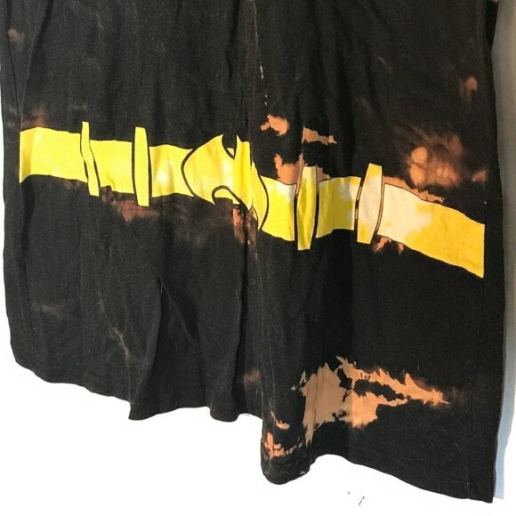 DC Comics Batman Bat Girl Tie Dye Acid Wash Short Sleeve Long T Shirt Dress Tee - Picture 4 of 8